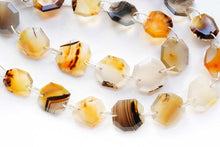 画像をギャラリービューアに読み込む, モンタナアゲート ダブルホール スライスカット