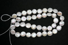 Load image into Gallery viewer, Freshwater Pearl Poppy Baroque Creo Hole White 38 cm