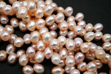 Load image into Gallery viewer, Freshwater Pearl Poppy Baroque Creo Hole White 38 cm