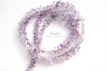 Load image into Gallery viewer, (半連/1連)宝石質 マダガスカル産 サファイア【ペールライラック】ファセット ドロップ