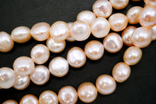 Load image into Gallery viewer, Freshwater Pearl Poppy Baroque Creo Hole White 38 cm