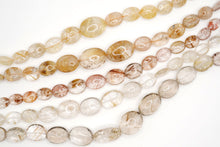 画像をギャラリービューアに読み込む, (#15-19)ルチル イン クォーツ スムース オーバル