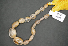 画像をギャラリービューアに読み込む, (#15-19)ルチル イン クォーツ スムース オーバル