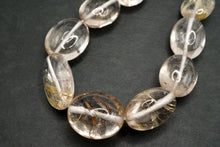 画像をギャラリービューアに読み込む, (#15-19)ルチル イン クォーツ スムース オーバル