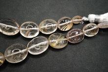 画像をギャラリービューアに読み込む, (#15-19)ルチル イン クォーツ スムース オーバル
