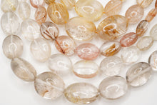 画像をギャラリービューアに読み込む, (#15-19)ルチル イン クォーツ スムース オーバル