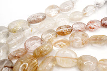 画像をギャラリービューアに読み込む, (#15-19)ルチル イン クォーツ スムース オーバル