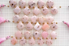 画像をギャラリービューアに読み込む, (2pc/10pc)デンドライト ピンクオパール ファセット リーフシェイプ