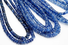 Load image into Gallery viewer, (3色, 半連/ 1連)ネパール産 ブルー カイヤナイト 44cm ボタンカット
