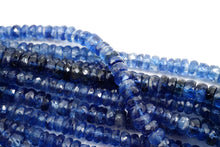 Load image into Gallery viewer, (3色, 半連/ 1連)ネパール産 ブルー カイヤナイト 44cm ボタンカット