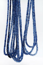 Load image into Gallery viewer, (3色, 半連/ 1連)ネパール産 ブルー カイヤナイト 44cm ボタンカット