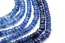 Load image into Gallery viewer, (3色, 半連/ 1連)ネパール産 ブルー カイヤナイト 44cm ボタンカット