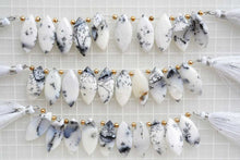 Load image into Gallery viewer, (2/10pc)デンドライト オパール ファセット マーキスシェイプ