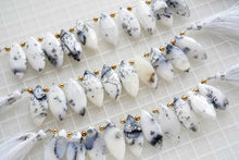 Load image into Gallery viewer, (2/10pc)デンドライト オパール ファセット マーキスシェイプ