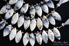 Load image into Gallery viewer, (2/10pc)デンドライト オパール ファセット マーキスシェイプ