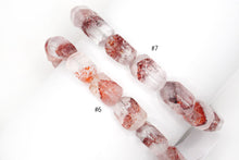 Load image into Gallery viewer, (Half Strand/1 Strand) Large Lepidrochrosite In Quartz Button Cut