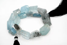 Load image into Gallery viewer, (22/40cm) モスアクアマリン ファセット タンブルカット