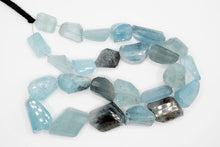 Load image into Gallery viewer, (22/40cm) モスアクアマリン ファセット タンブルカット