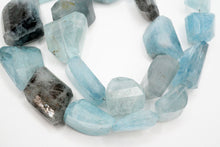 Load image into Gallery viewer, (22/40cm) モスアクアマリン ファセット タンブルカット