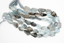 Load image into Gallery viewer, (M/L) モスアクアマリン ファセット タンブルカット 21cm