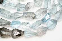 Load image into Gallery viewer, (M/L) モスアクアマリン ファセット タンブルカット 21cm