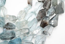 Load image into Gallery viewer, (M/L) モスアクアマリン ファセット タンブルカット 21cm