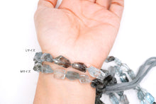 Load image into Gallery viewer, (M/L) モスアクアマリン ファセット タンブルカット 21cm