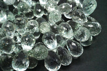Load image into Gallery viewer, (M/L、半連/1連) 宝石質 グリーンアメシスト 20cm ファセットドロップ