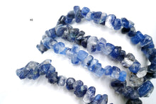 画像をギャラリービューアに読み込む, (#8-13)デュモルチェライト イン クォーツ ゴムブレス タンブルチューブ