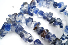 画像をギャラリービューアに読み込む, (#8-13)デュモルチェライト イン クォーツ ゴムブレス タンブルチューブ