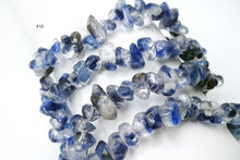 画像をギャラリービューアに読み込む, (#8-13)デュモルチェライト イン クォーツ ゴムブレス タンブルチューブ