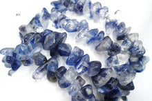 画像をギャラリービューアに読み込む, (#8-13)デュモルチェライト イン クォーツ ゴムブレス タンブルチューブ