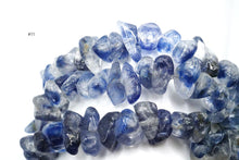 画像をギャラリービューアに読み込む, (#8-13)デュモルチェライト イン クォーツ ゴムブレス タンブルチューブ