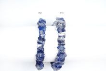 画像をギャラリービューアに読み込む, (#8-13)デュモルチェライト イン クォーツ ゴムブレス タンブルチューブ