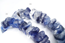 画像をギャラリービューアに読み込む, (#8-13)デュモルチェライト イン クォーツ ゴムブレス タンブルチューブ