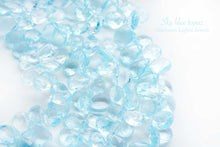 画像をギャラリービューアに読み込む, (S/M,半連/1連)上質 スカイブルートパーズ ファセット ペアシェイプ