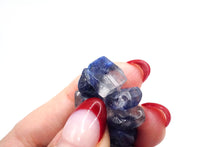 画像をギャラリービューアに読み込む, (#8-13)デュモルチェライト イン クォーツ ゴムブレス タンブルチューブ