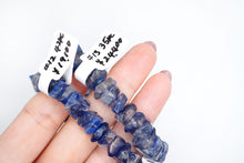 画像をギャラリービューアに読み込む, (#8-13)デュモルチェライト イン クォーツ ゴムブレス タンブルチューブ