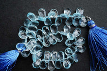 画像をギャラリービューアに読み込む, (S/M,半連/1連)上質 スカイブルートパーズ ファセット ペアシェイプ