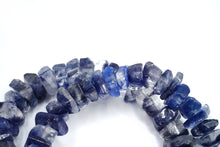 画像をギャラリービューアに読み込む, (#8-13)デュモルチェライト イン クォーツ ゴムブレス タンブルチューブ