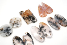 画像をギャラリービューアに読み込む, 5/24(No.17-32)高品質 デンドライトアゲート ペアルース 穴あり カボション デンドリティックアゲート