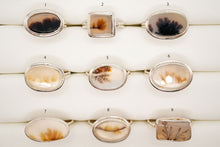 Load image into Gallery viewer, (No.1-9)デンドライトアゲート 銀製リング 生地 デンドリティックアゲート