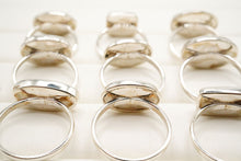 Load image into Gallery viewer, (No.1-9)デンドライトアゲート 銀製リング 生地 デンドリティックアゲート