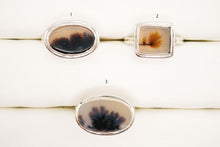 Load image into Gallery viewer, (No.1-9)デンドライトアゲート 銀製リング 生地 デンドリティックアゲート