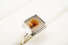 Load image into Gallery viewer, (No.1-9)デンドライトアゲート 銀製リング 生地 デンドリティックアゲート