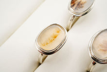 Load image into Gallery viewer, (No.1-9)デンドライトアゲート 銀製リング 生地 デンドリティックアゲート