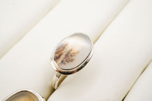 Load image into Gallery viewer, (No.1-9)デンドライトアゲート 銀製リング 生地 デンドリティックアゲート