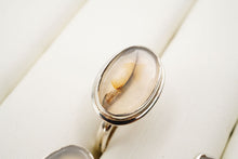 Load image into Gallery viewer, (No.1-9)デンドライトアゲート 銀製リング 生地 デンドリティックアゲート