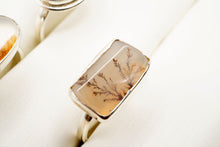 Load image into Gallery viewer, (No.1-9)デンドライトアゲート 銀製リング 生地 デンドリティックアゲート