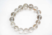 Load image into Gallery viewer, (2pc)シルバールチルインクォーツ 丸玉 ルチル